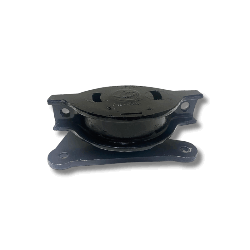 Soporte caja Fiat 128 1100 1971 1973 goma metal Millgom